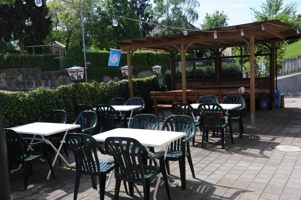 Gasthaus-Pension Fischerkeller Randegg Exteriér fotografie