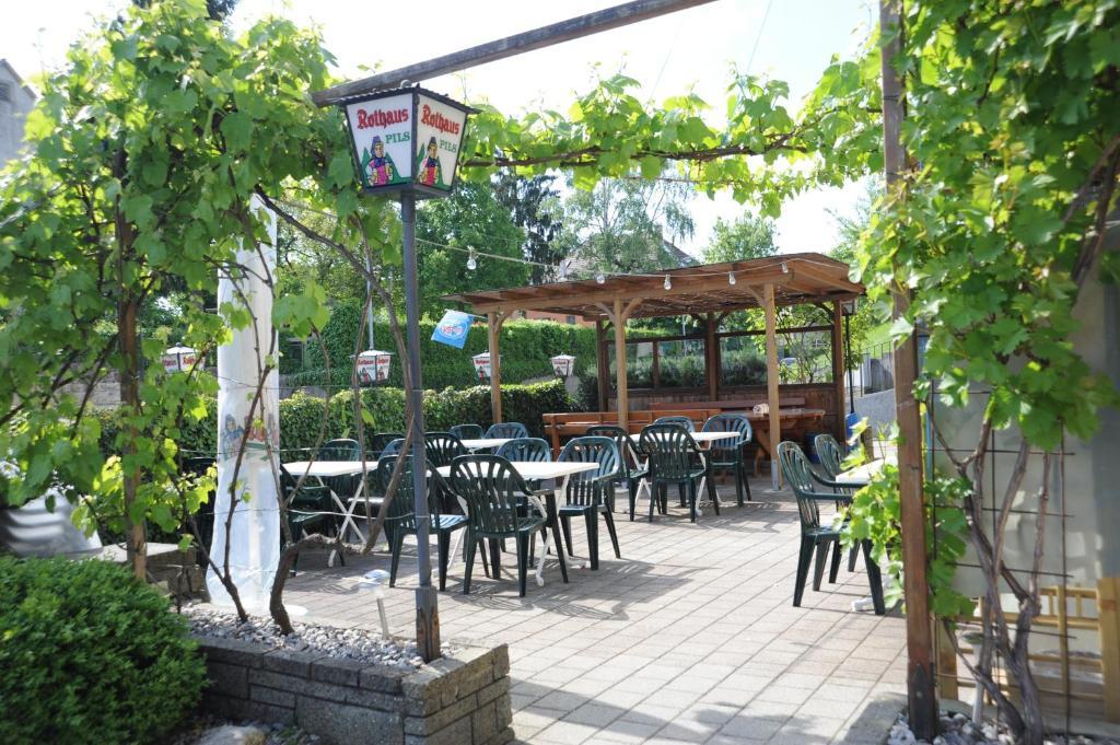 Gasthaus-Pension Fischerkeller Randegg Exteriér fotografie