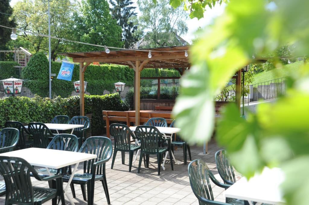 Gasthaus-Pension Fischerkeller Randegg Exteriér fotografie